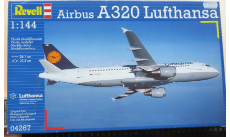 Пассажирский лайнер Airbus A320 Lufthansa Revell 04267 1/144 возможен обмен, сборные модели авиации, scale144