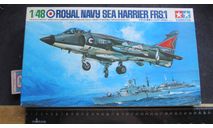 Палубный истребитель - бомбардировщик вертикального взлёта Royal Navy Sea Harrier FRS.1 Tamiya 1/48 возможен обмен, сборные модели авиации, scale48