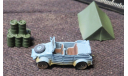 Миниатюра World Tank Museum; KUBELWAGEN с палаткой и бочками Takara 1/144 Без коробки возможен обмен, элементы для диорам, scale144