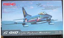 Лёгкий истребитель Fiat G 91R Light Fighter – Bomber Meng 1/72 Пакеты с деталями не открывались  возможен обмен, масштабные модели авиации, scale72