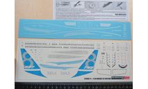 Декаль для Boing 737-800 MAX American Airlines PAS-DECALS 737800-11 1/144 А01, масштабные модели авиации, scale144, Boeing