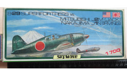 Набор B-29 Superfortress vs. Mitsubishi J2M (Jack), Nakajima J1n (Irving) Green Max 19 1/700 возможен обмен