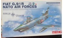 Лёгкий истребитель - разведчик Fiat G.91R Nato Air Forces Meng 1/72   возможен обмен, масштабные модели авиации, scale72