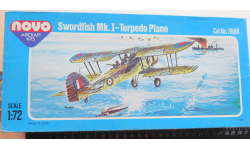 Палубный торпедоносец Swordfish Mk1 – Torpedo Plane F258 Novo Донецк 1/72 СССР Коробка финская. возможен обмен
