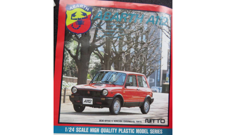Легковой Abarth A112 Racing Nitto 959/960-700 1/24 Как некомплект, Без коробки возможен обмен, масштабная модель, scale24