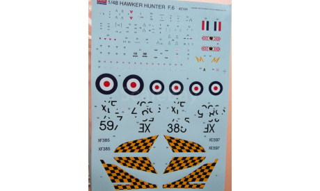 Истребитель Hawker Hunter F.6 Academy 1/48  возможен обмен, масштабные модели авиации, scale48