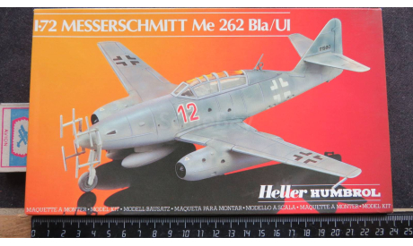 Ночной истребитель Messerschmitt Me 262 Bla/ U1 Heller 1/72 Пакет с деталями не открывался. возможен обмен, масштабные модели авиации, scale72