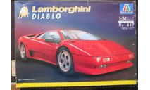 Суперкар Lamborgini Diablo Italeri 1/24 возможен обмен, масштабная модель, scale24