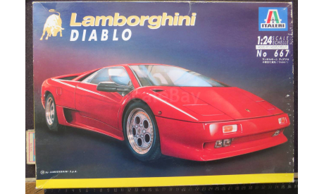 Суперкар Lamborgini Diablo Italeri 1/24 возможен обмен, масштабная модель, scale24