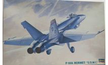 Ударный истребитель F-18A Hornet USMC Hasegawa 07025 1/48 Как некомплект – начата сборка. Присутствует набор от Verlinden – смола + фототрав возможен обмен, сборные модели авиации, McDonnell, scale48