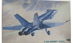 Ударный истребитель F-18A Hornet USMC Hasegawa 07025 1/48 Как некомплект – начата сборка. Присутствует набор от Verlinden – смола + фототрав возможен обмен