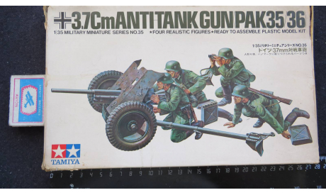 3.7Cm Anti tank Gun (Pak35/36) Tamiya 1/35 возможен обмен, сборные модели артиллерии, scale35