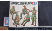 Американские пехотинцы на бронетехнике U.S. Armoured Troops Tamiya Vietnam War  1/35 Пакет с деталями не открывался. Война во Вьетнаме. возможен обмен, фигурка, scale35