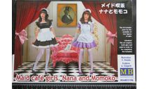 Фигурки официанток. Maid Café Girls Nana and Momoko MB 1/35  возможен обмен, фигурка, Master Box, 1:35