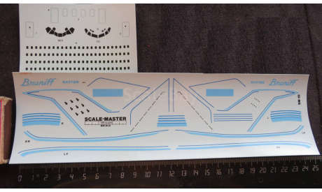 Декаль Braniff 727 -200 Scale – Master SM-10 1/144 834, фототравление, декали, краски, материалы, scale144