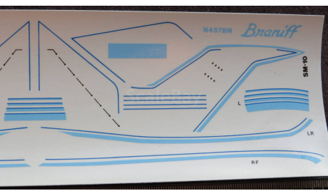 Декаль Braniff 727 -200 Scale – Master SM-10 1/144 834, фототравление, декали, краски, материалы, scale144