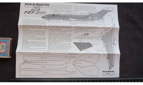 Декаль Braniff 727 -200 Scale – Master SM-10 1/144 834, фототравление, декали, краски, материалы, scale144