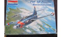 Палубный истребитель Grumman F9F-5P Panther Reconnaissance Monogram 85-5497 1/48, масштабные модели авиации, scale72