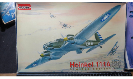 Бомбардировщик Heinkel 111A Roden 1/72, масштабные модели авиации, scale72