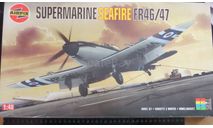 Палубный Supermarine Seafire FR46/47 Airfix 1/48  возможен обмен, масштабные модели авиации, scale48