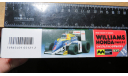 Болид Williams Honda FW-11 F-1 Mitsuwa Model Model возможен обмен, сборная модель автомобиля, scale0