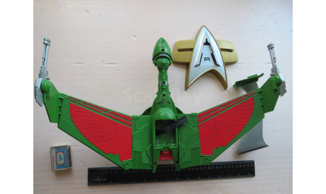 Боевой корабль Klingon Bird of Prey Star Trek Next Generations Playmates Toys 6128 возможен обмен, масштабная модель, scale0