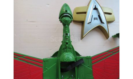 Боевой корабль Klingon Bird of Prey Star Trek Next Generations Playmates Toys 6128 возможен обмен, масштабная модель, scale0