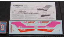 Декаль Air West Boeing 727 -193  Scale –Master 1/144, фототравление, декали, краски, материалы, Scale – Master, scale144