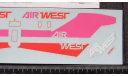 Декаль Air West Boeing 727 -193  Scale –Master SM-6 1/144 возможен обмен, сборные модели авиации, Scale – Master, scale144