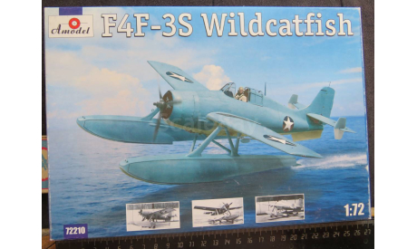 Истребитель F4F-3S Wildcatfish Amodel 1/72 возможен обмен, масштабные модели авиации, scale72