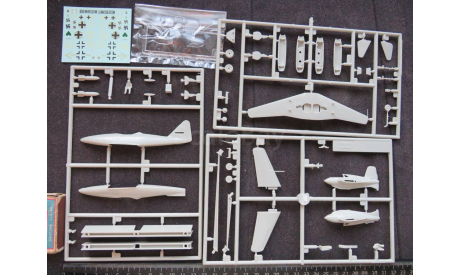 Истребители Messerschmitt Me 262A & Me 163B Tamiya PA-1023 1/100 2 модели Коробка повреждена.  возможен обмен, сборные модели авиации, scale100