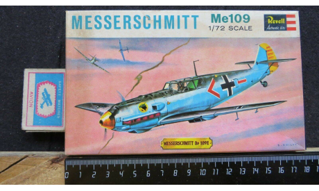 Истребитель Me 109E Revell H-612 1/72  возможен обмен, масштабные модели авиации, scale72