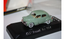 Масштабная модель Solido 4537 Renault  4cv 1954 1/43, масштабная модель, 1:43