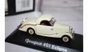 Масштабная модель Norev Peugeot 401 Eclipse 1/43, масштабная модель, 1:43