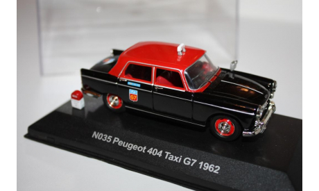 Масштабная модель Nostalgie №35 Peugeot 404 Taxi G7 1962 1/43, масштабная модель, 1:43