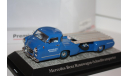 12225 PREMIUM ClassiXXs MERCEDES-BENZ Rennwagen SCHNELLTRANSPORTER transporter blue wonder 1/43, масштабная модель