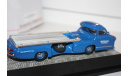 12225 PREMIUM ClassiXXs MERCEDES-BENZ Rennwagen SCHNELLTRANSPORTER transporter blue wonder 1/43, масштабная модель