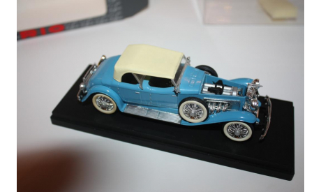 RIO MODELS 45 DUESENBERG SJ TORPEDO PHAETON CABRIOLET 1934 LIGHT BLUE 1/43, масштабная модель, scale0