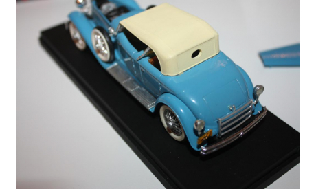 RIO MODELS 45 DUESENBERG SJ TORPEDO PHAETON CABRIOLET 1934 LIGHT BLUE 1/43, масштабная модель, scale0