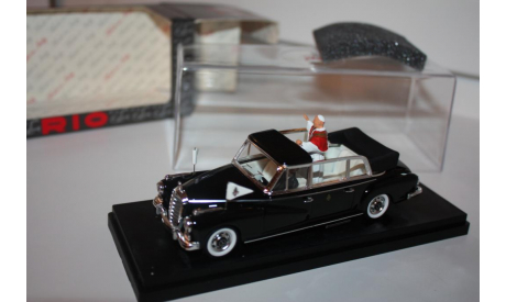 RIO MODELS 4100/P MERCEDES BENZ 300 D LIMOUSINE 1960 Papa Giovanni XXIII 1/43, масштабная модель, scale0