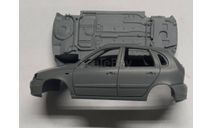ВАЗ 1119 Калина Спорт КИТ, сборная модель автомобиля, scale43