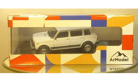 Нива 2131 4х4 5 дверная белая, масштабная модель, ARMODEL, ВАЗ, scale43