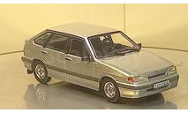 ВАЗ 2114 серебристая, масштабная модель, ARMODEL, scale43