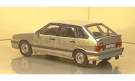 ВАЗ 2114 серебристая, масштабная модель, ARMODEL, scale43