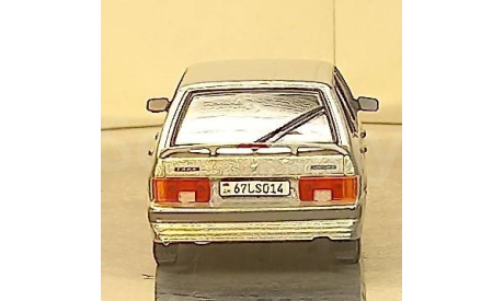 ВАЗ 2114 серебристая, масштабная модель, ARMODEL, scale43