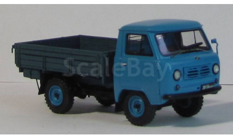 УАЗ 450 бортовой синий ДИП, масштабная модель, scale43, DiP Models