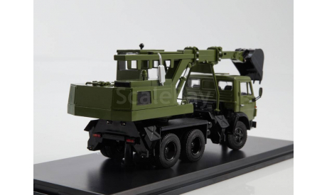 КАМАЗ ЭО-3532(5511) Экскаватор ССМ хаки, масштабная модель, Start Scale Models (SSM), scale43
