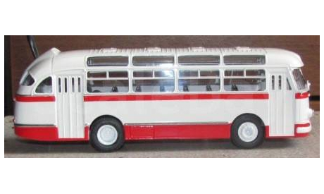 ЛАЗ-695Е красный первый выпуск, масштабная модель, Classicbus, scale43