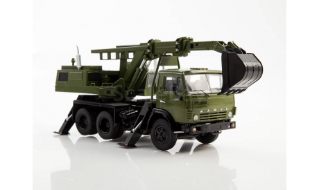 КАМАЗ ЭО-3532(5511) Экскаватор ССМ хаки, масштабная модель, Start Scale Models (SSM), scale43