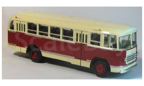 ЛИАЗ-158В красный Классикбус, масштабная модель, Classicbus, scale43